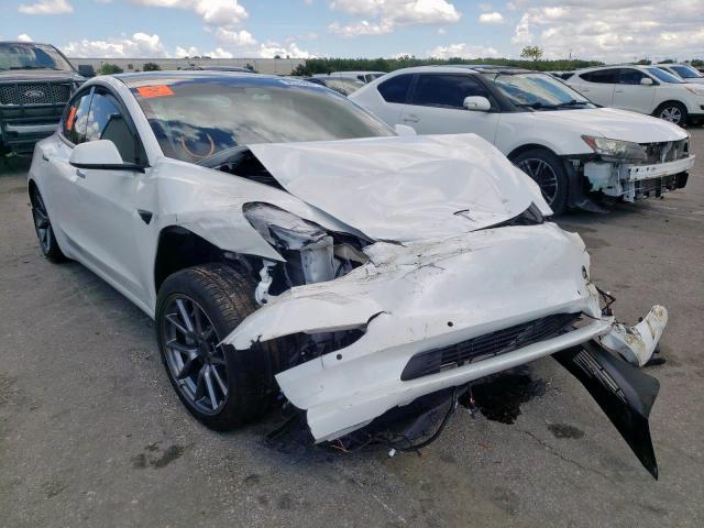 Vehiculos salvage en venta de Copart Orlando, FL: 2021 Tesla Model 3