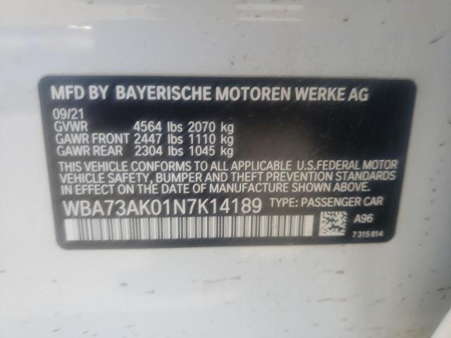 VIN WBA73AK01N7K14189 2022 BMW 2 Series, 228XI no.10