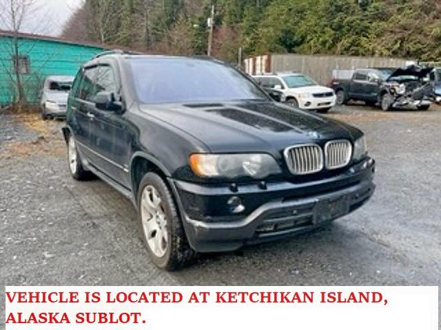 Salvage cars for sale from Copart Anchorage, AK: 2001 BMW X5 4.4I