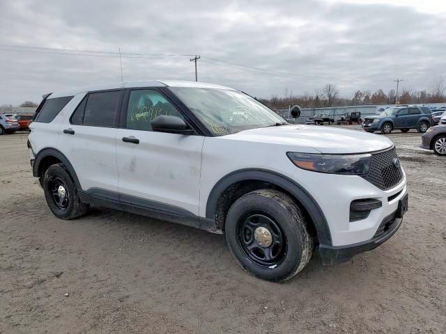 Salvage cars for sale from Copart Leroy, NY: 2020 Ford Explorer P