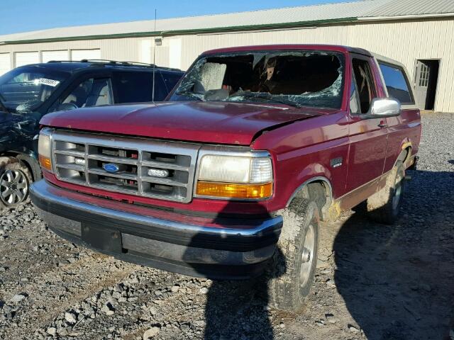 1FMEU15H4RLA09435 | 1994 maroon Ford Bronco on Sale in ...