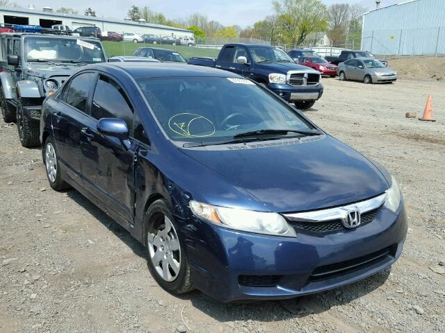 2009 Honda Civic LX for sale at Copart Pennsburg PA Lot