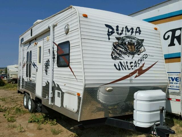 2008 puma travel trailer prices