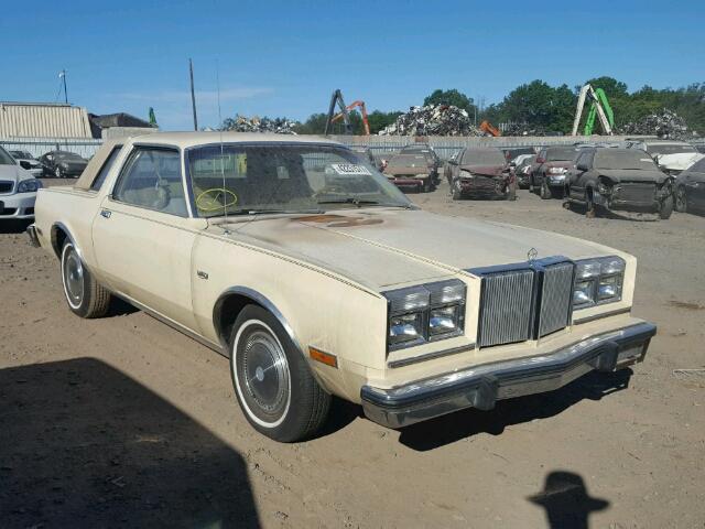 Auto Auction Ended On Vin 1c3bm42e2bg106655 1981 Chrysler Lebaron In Nj Somerville