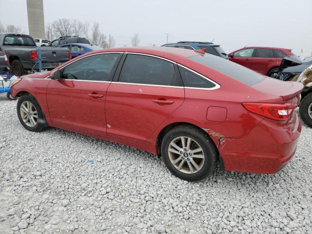  HYUNDAI SONATA 2017 Красный