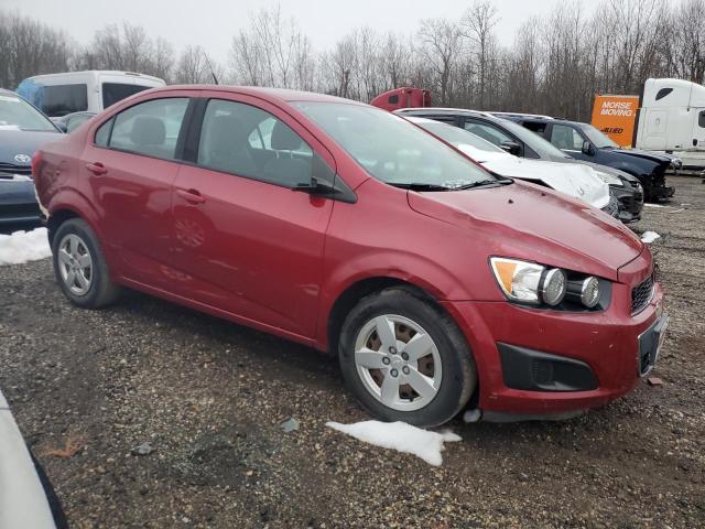 Седани CHEVROLET SONIC 2014 Червоний