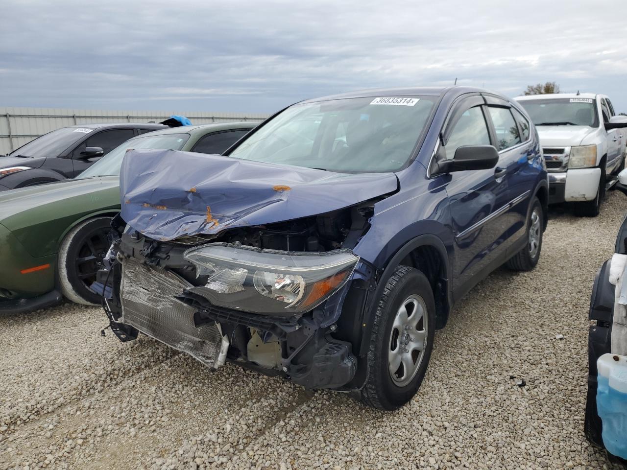 2014 Honda Cr-V Lx VIN: 2HKRM3H33EH554641 Lot: 36835314