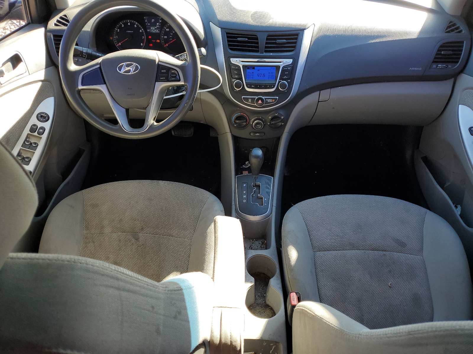 KMHCT5AEXEU165691 2014 Hyundai Accent Gls