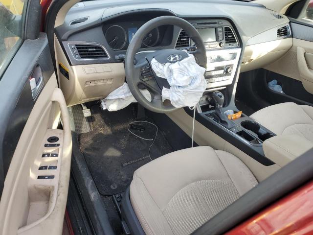  HYUNDAI SONATA 2015 Красный