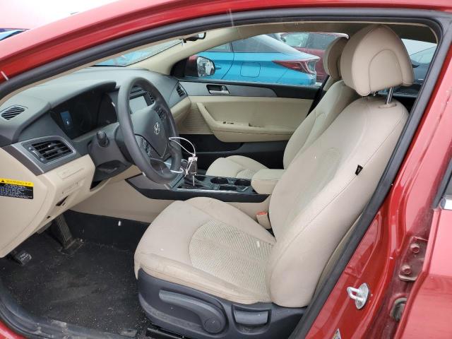  HYUNDAI SONATA 2017 Красный