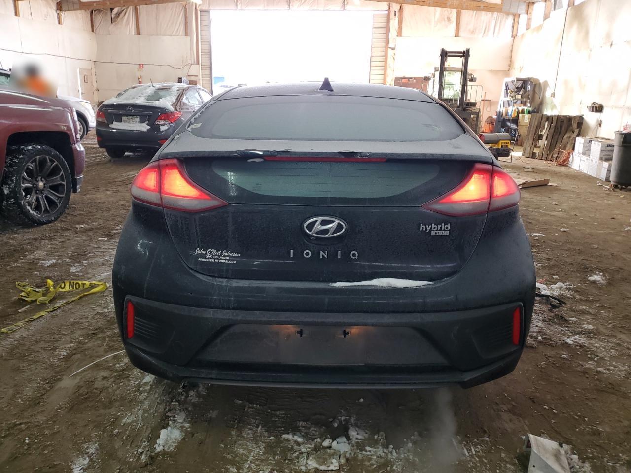 KMHC65LC3HU022329 2017 Hyundai Ioniq Blue