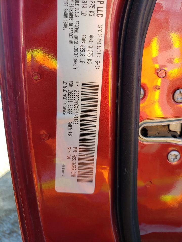 2014 Chrysler 300 VIN: 2C3CCAAG1EH321199 Lot: 81798663