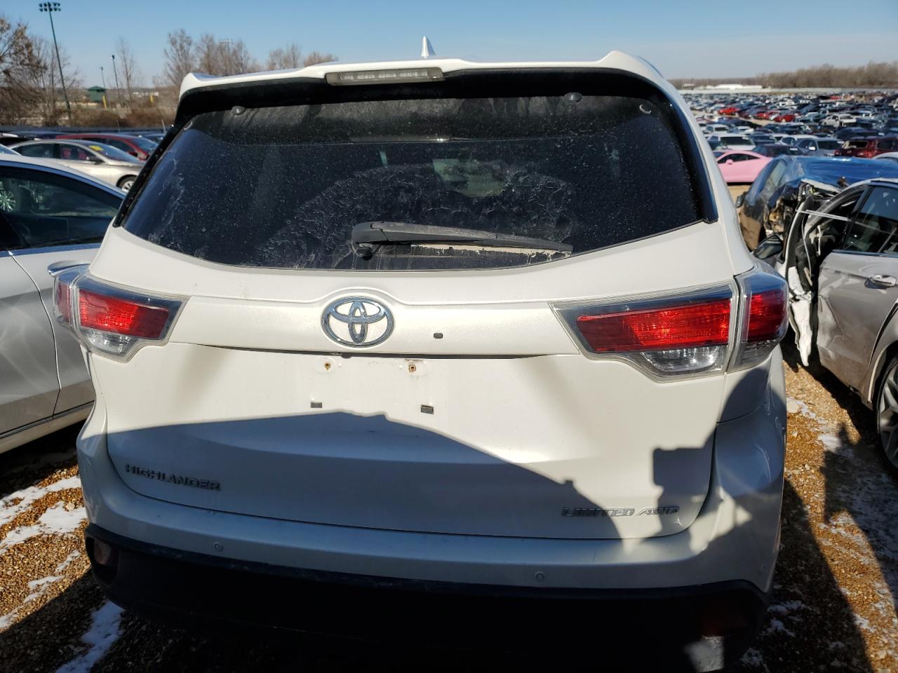 2016 Toyota Highlander Limited VIN: 5TDDKRFH9GS275600 Lot: 38581734