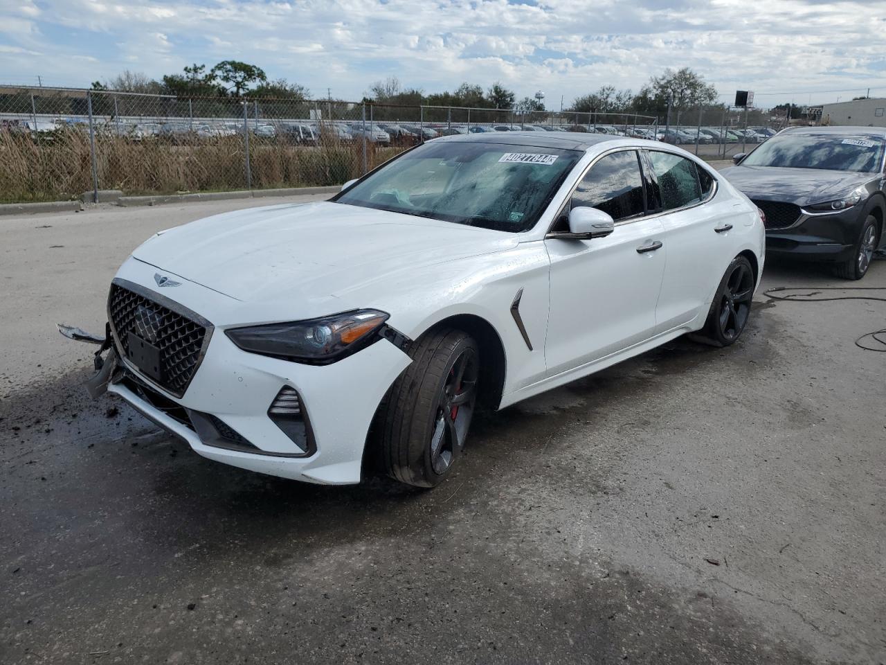 2021 Genesis G70 Prestige VIN: KMTG34LE5MU074535 Lot: 40277844