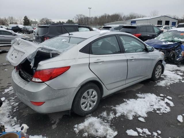 Sedans HYUNDAI ACCENT 2016 Srebrny