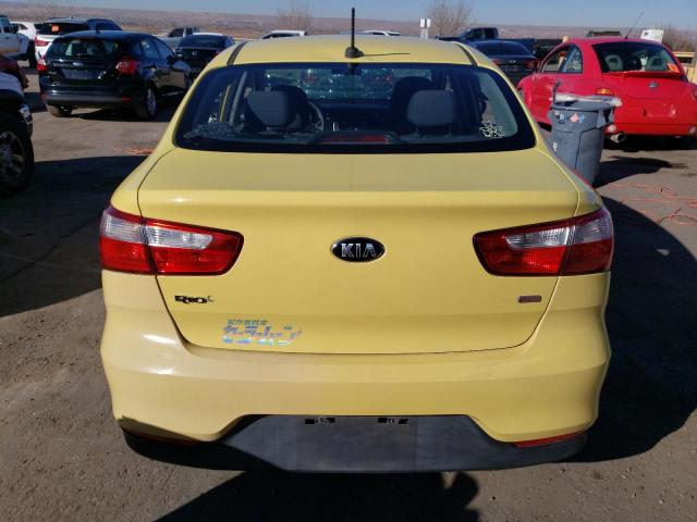  KIA RIO 2016 Yellow