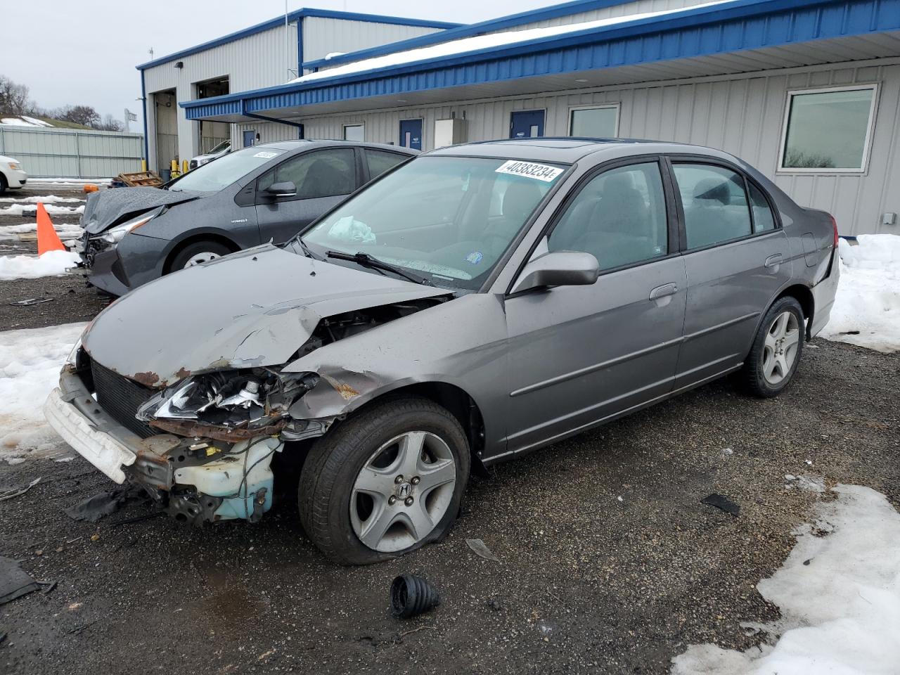 2005 Honda Civic Ex VIN: 1HGES26725L011721 Lot: 40383234