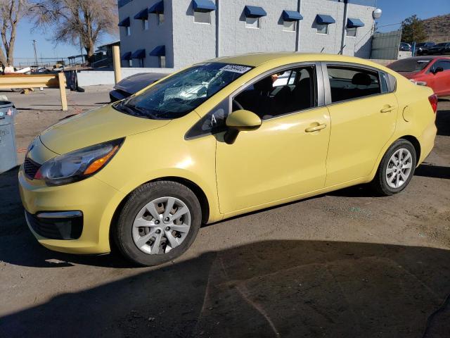  KIA RIO 2016 Yellow