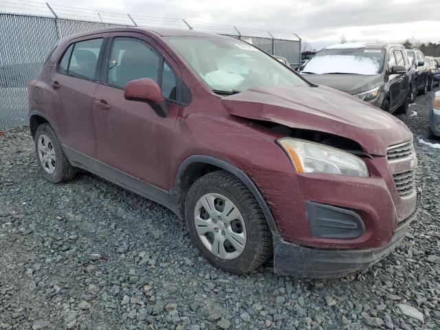  CHEVROLET TRAX 2015 Бургунді