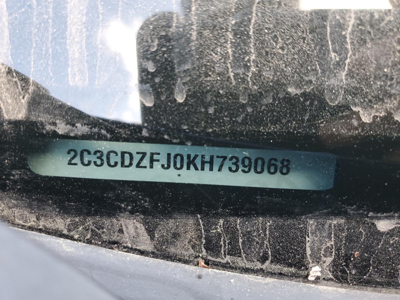 2019 Dodge Challenger R/T Scat Pack VIN: 2C3CDZFJ0KH739068 Lot: 40815934