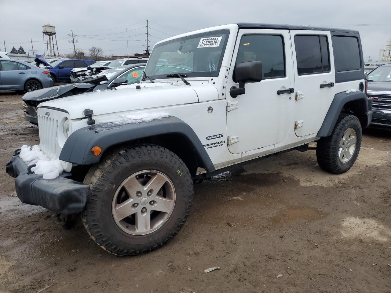 2017 Jeep Wrangler Unlimited Sport VIN: 1C4BJWDG0HL527952 Lot: 37359034