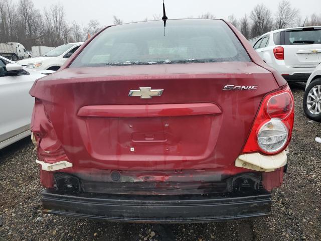 Седани CHEVROLET SONIC 2014 Червоний