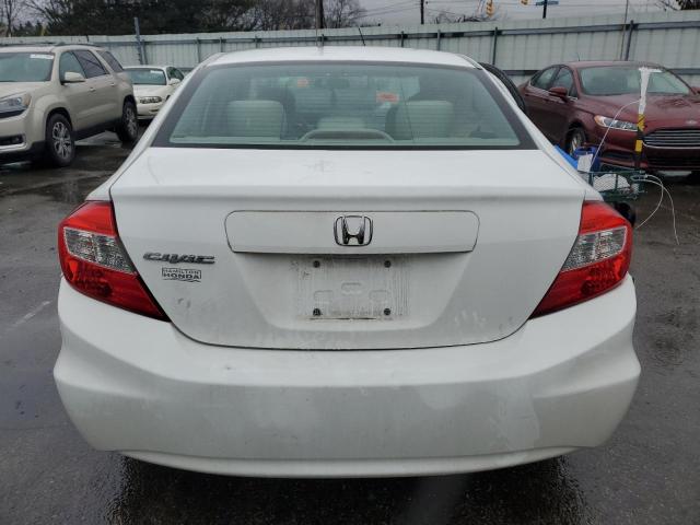  HONDA CIVIC 2012 White