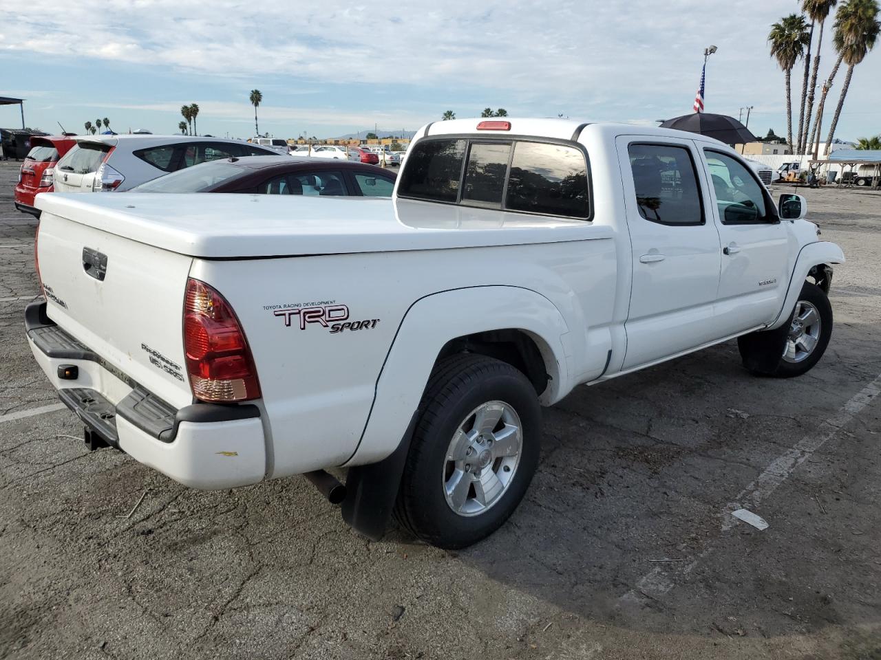 2008 Toyota Tacoma Double Cab Prerunner Long Bed VIN: 5TEKU72NX8Z509703 Lot: 40007504