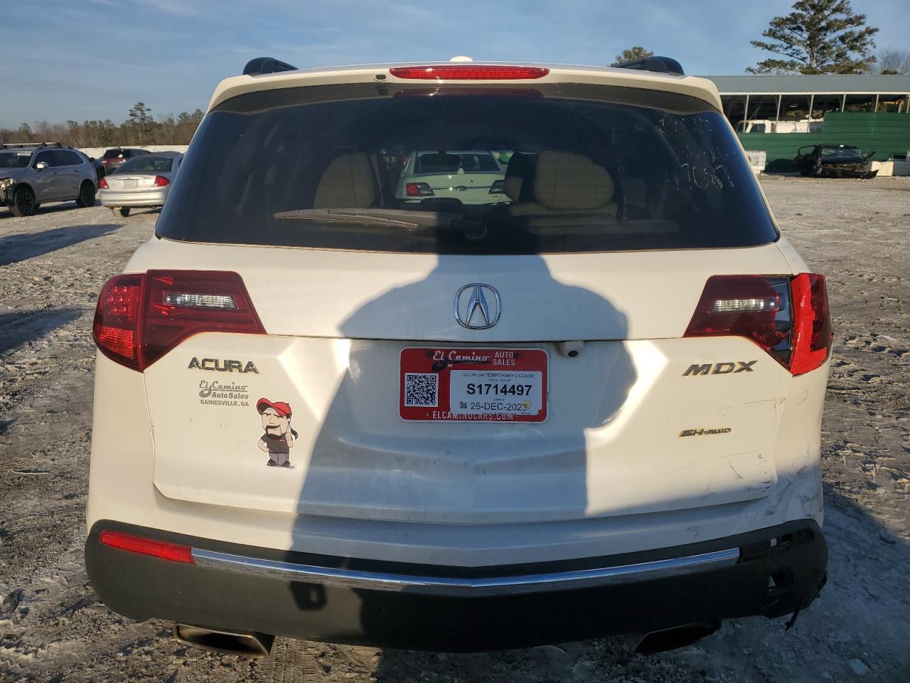 2012 Acura Mdx Technology VIN: 2HNYD2H3XCH517687 Lot: 37511244