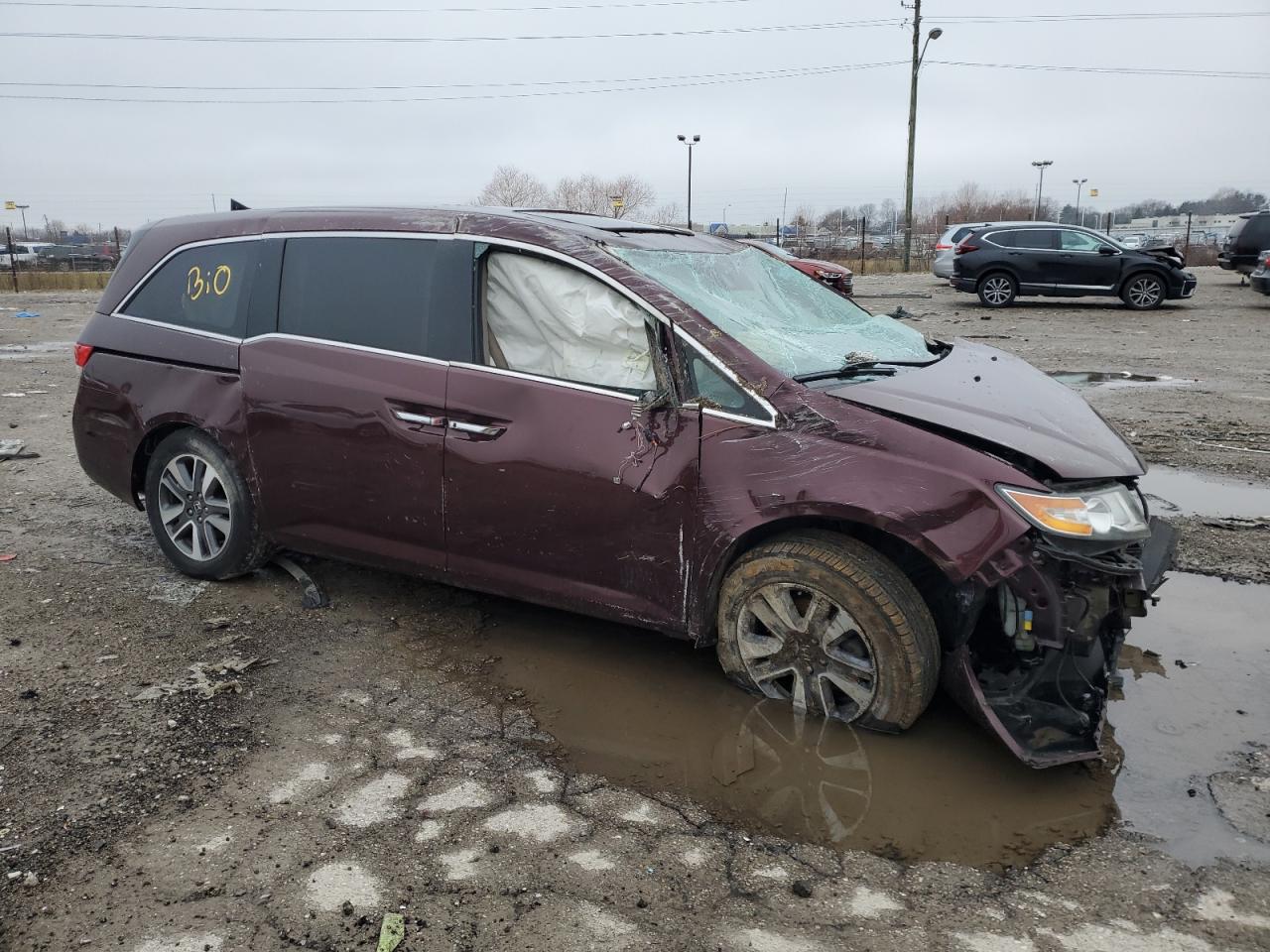 2014 Honda Odyssey Touring VIN: 5FNRL5H93EB005555 Lot: 40287904