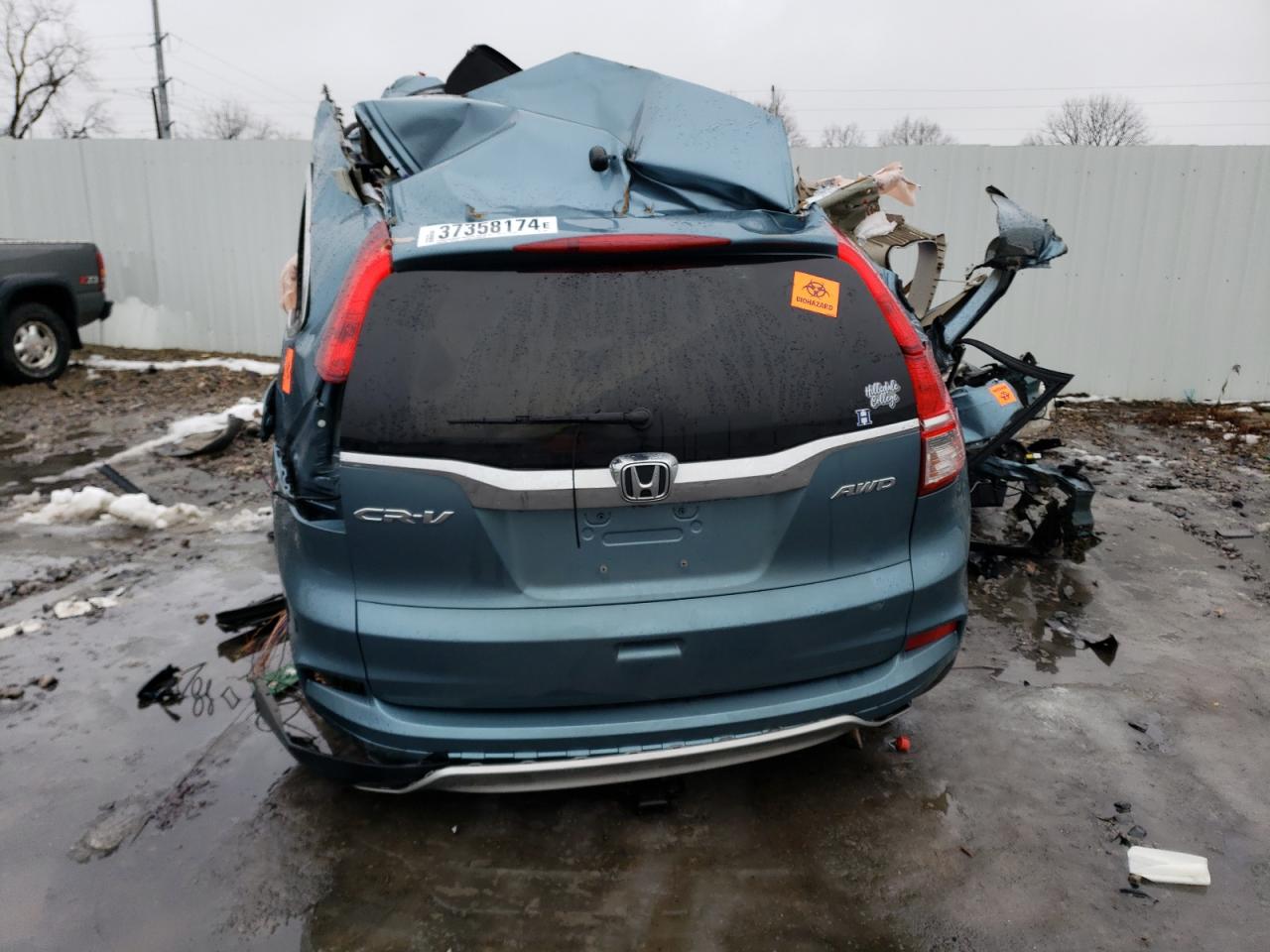 2016 Honda Cr-V Ex VIN: 2HKRM4H50GH644453 Lot: 37358174