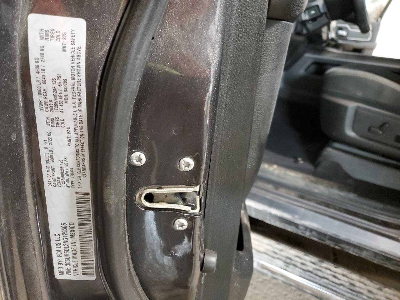 2022 Ram 2500 Big Horn/Lone Star VIN: 3C6UR5DL2NG129506 Lot: 38975684