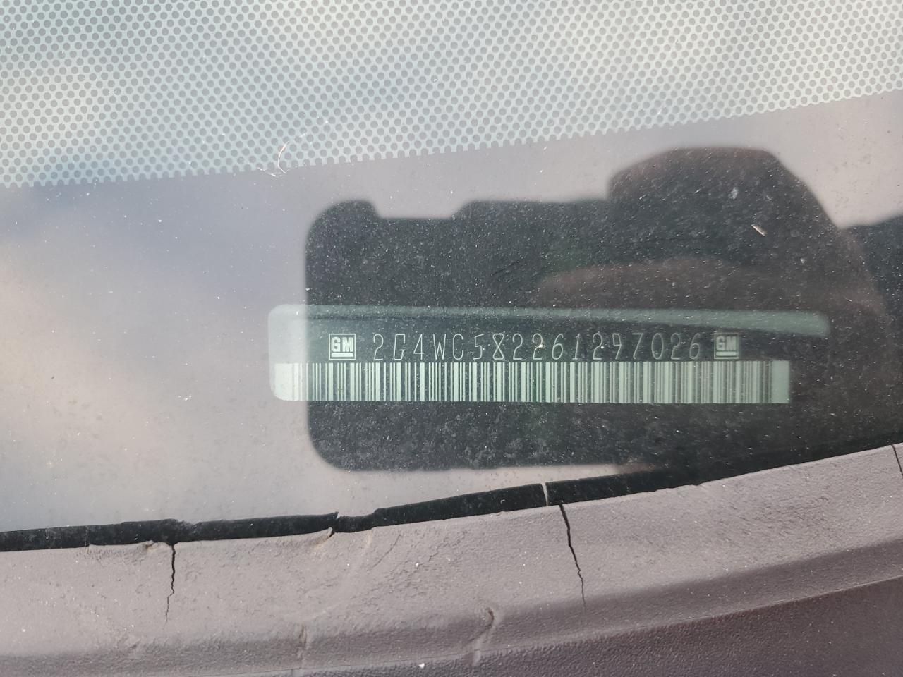 2006 Buick Lacrosse Cx VIN: 2G4WC582261297026 Lot: 37513394