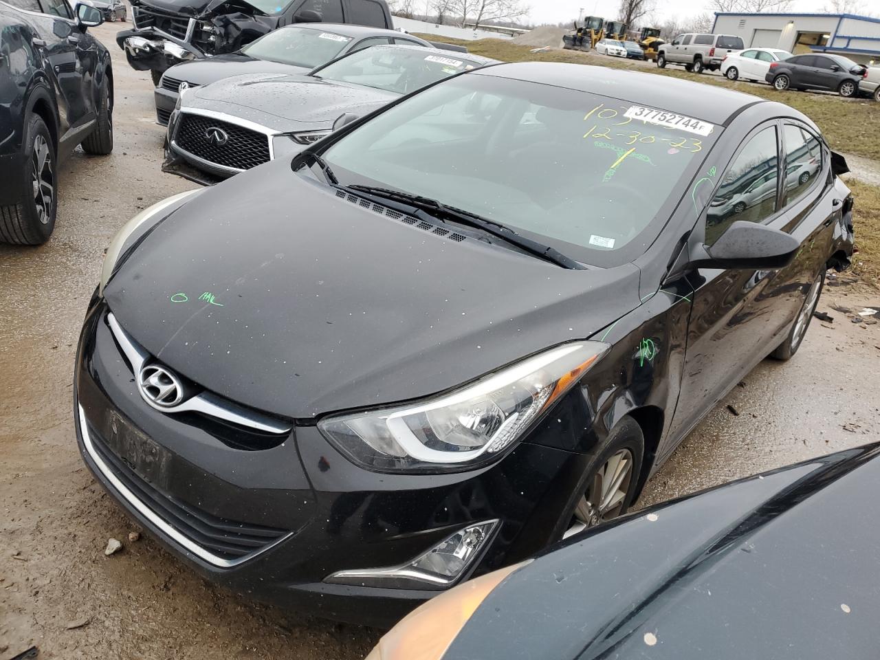 2015 Hyundai Elantra Se VIN: 5NPDH4AEXFH643334 Lot: 37752744