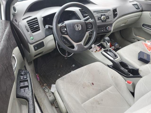  HONDA CIVIC 2012 White