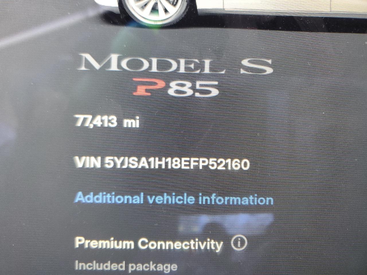 5YJSA1H18EFP52160 2014 Tesla Model S