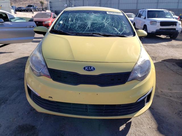  KIA RIO 2016 Żółty