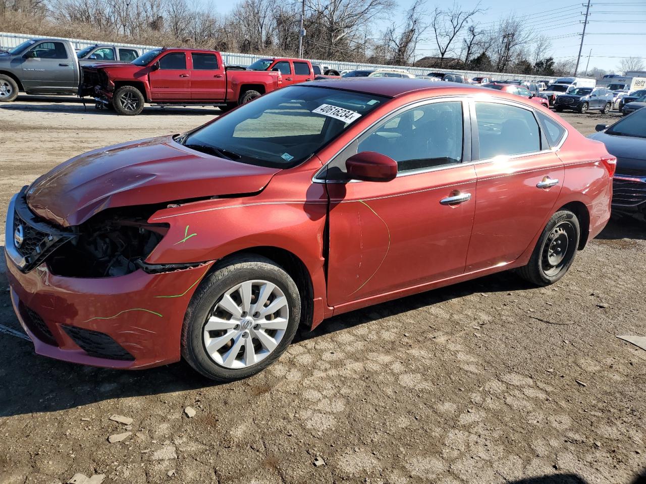 2016 Nissan Sentra S VIN: 3N1AB7AP0GY337323 Lot: 40616234