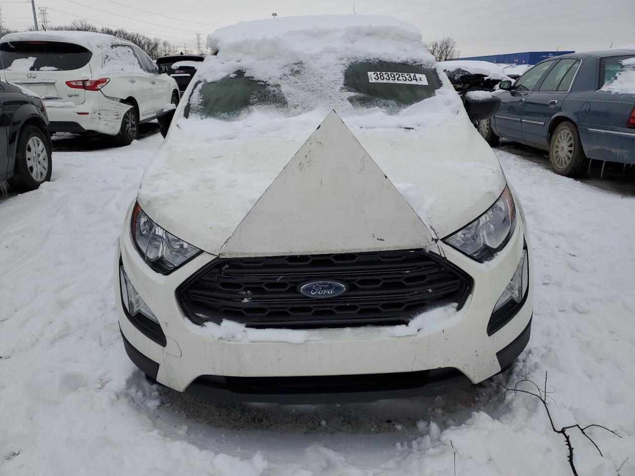 2022 Ford Ecosport S VIN: MAJ6S3FL8NC464656 Lot: 38392534