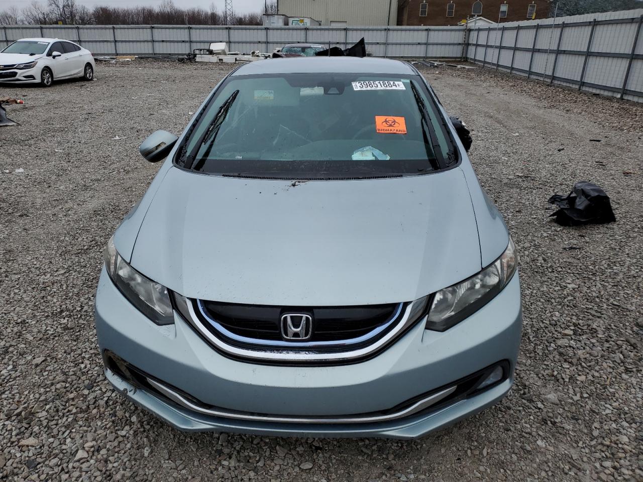 2013 Honda Civic Hybrid VIN: 19XFB4F25DE000657 Lot: 54668124