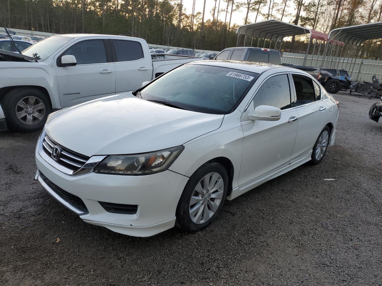 1HGCR3F82EA032906 2014 Honda Accord Exl