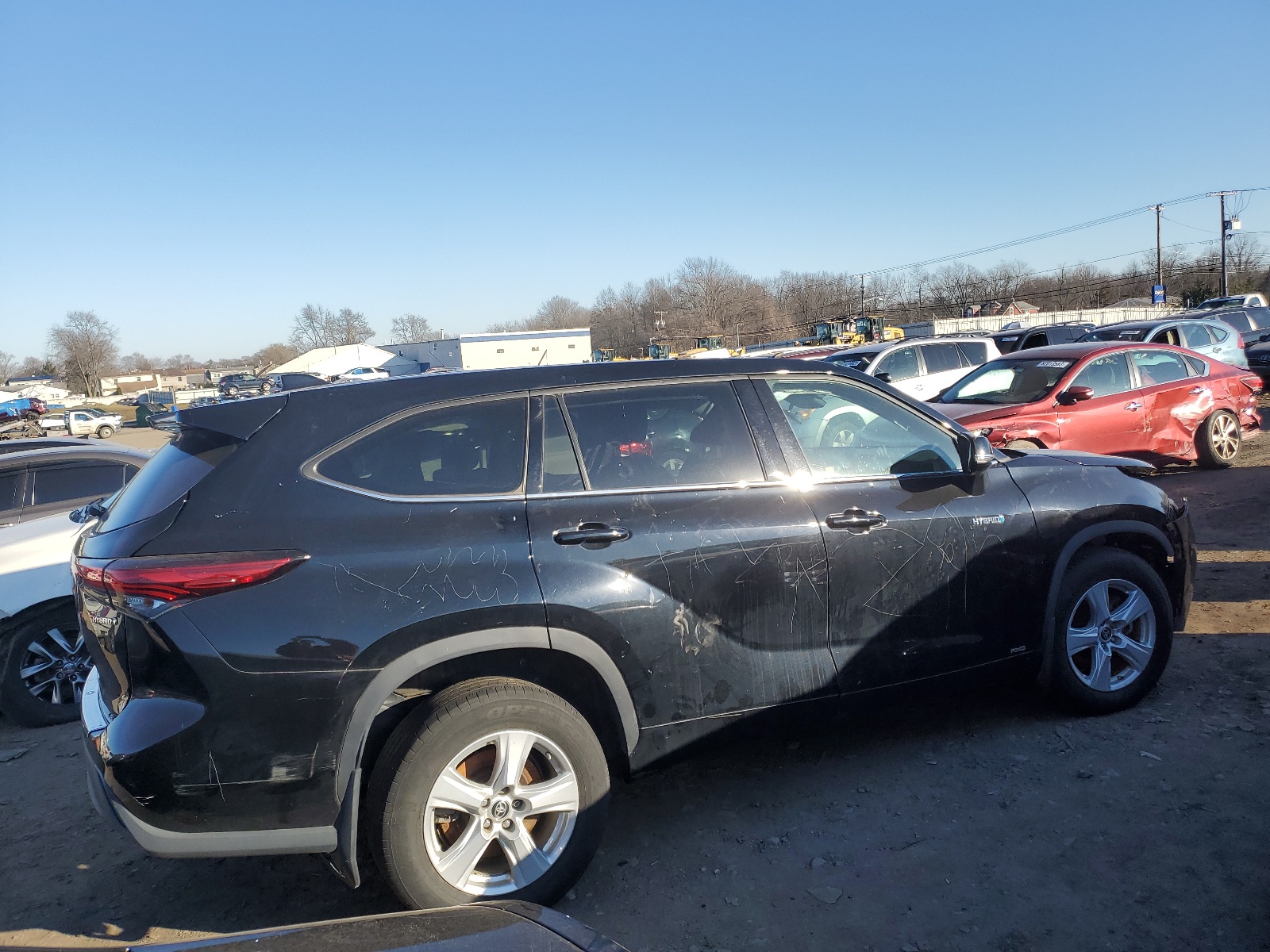 2020 Toyota Highlander Hybrid Le vin: 5TDBBRCH2LS512840