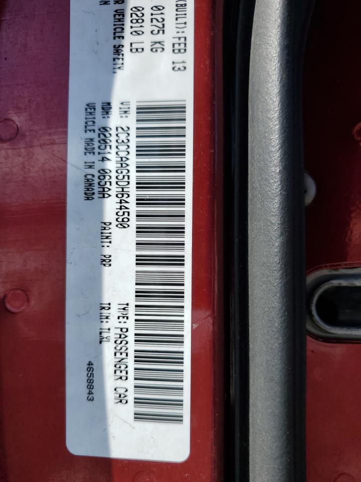 2013 Chrysler 300 VIN: 2C3CCAAG5DH644590 Lot: 38304954