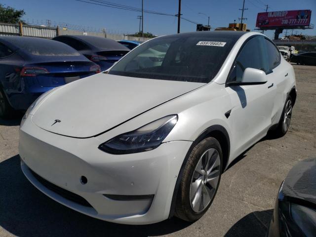  TESLA MODEL Y 2021 Белый