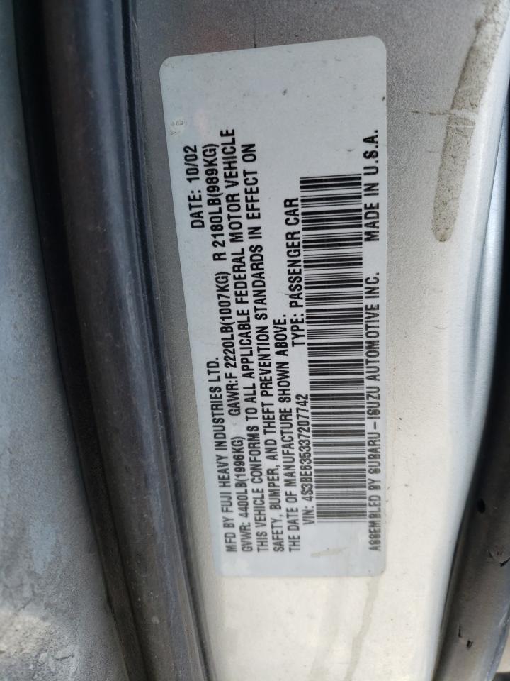 4S3BE635337207742 2003 Subaru Legacy L