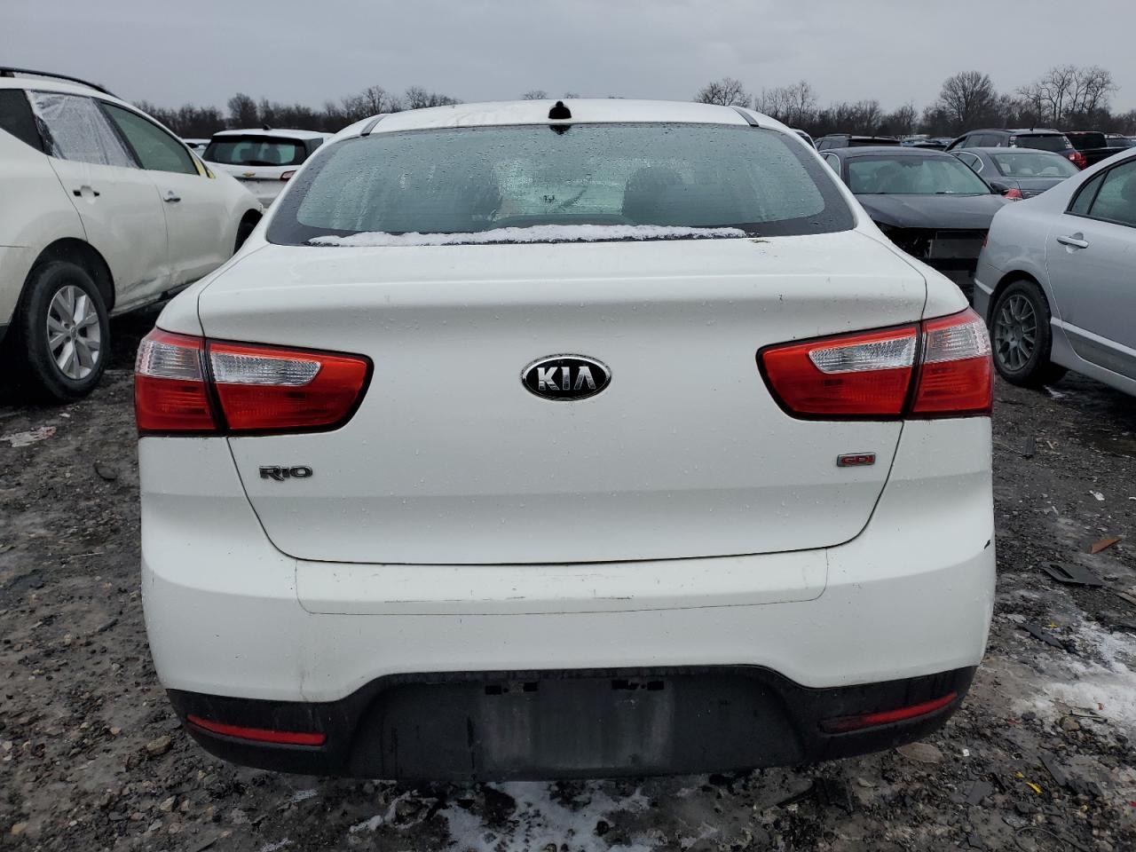 2014 Kia Rio Lx VIN: KNADM4A36E6352801 Lot: 76453234