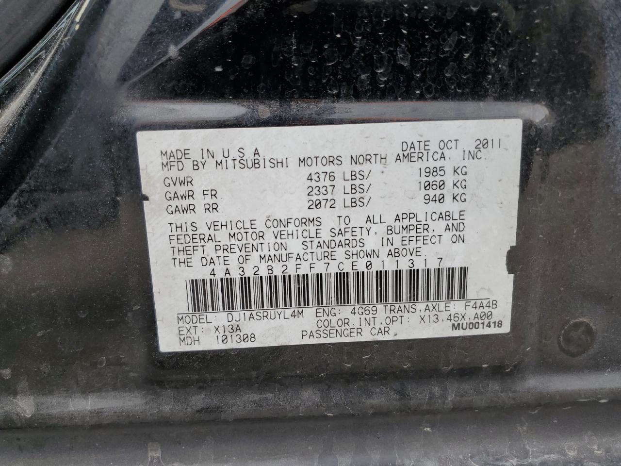 2012 Mitsubishi Galant - Image 12
