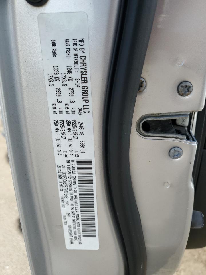 2014 Dodge Journey Se VIN: 3C4PDCAB7ET201943 Lot: 82699784