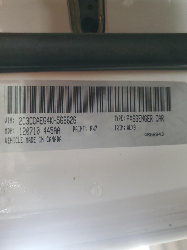 2019 Chrysler 300 Limited VIN: 2C3CCAEG4KH568626 Lot: 39584734