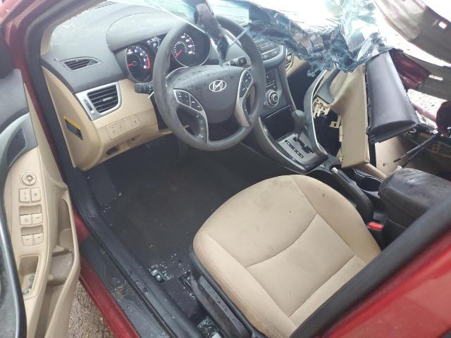 Седани HYUNDAI ELANTRA 2013 Червоний